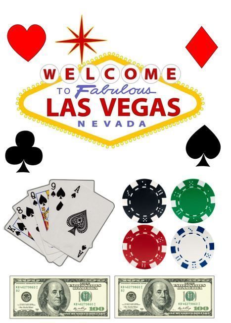 Casino Birthday, Las Vegas Casino, Las Vegas Sign, Vegas Sign, Party Topper, Poker Party, Casino Night Party, Edible Printing, Gambling Party