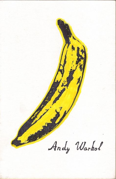 Andy Warhol Artwork, Andy Warhol Banana, Lichtenstein Pop Art, Art Design Inspiration, James Rosenquist, Andy Warhol Pop Art, Andy Warhol Art, Warhol Art, The Velvet Underground