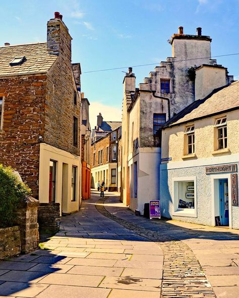 Stromness streets, Orkney Stromness Orkney, Road Town, Northern Island, Travel Scotland, Orkney Islands, Scotland Uk, Scottish Islands, Stone Age, North Coast