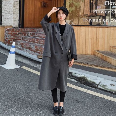 Japanese Women Fashion, Japanese Womens Fashion, Oversized Style Women, Modern Japanese Clothing, Japan Fashion Casual, Boyish Fashion, Japanese Suit, Modern Japanese Fashion, Japanese Look