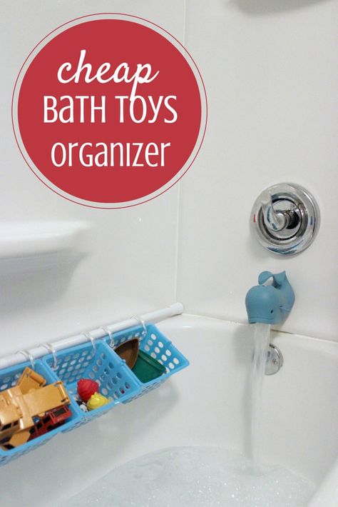 58 Genius Toy Storage Ideas & Organization Hacks for Your Kids' Room Bath Toy Organizer, Toy Room Organization, Toys Organizer, Bath Toy Storage, Bath Toy Organization, Kids Bath Toys, Toy Organizer, Bath Organization, Storage Kids Room