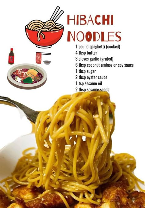 Paula Deen | It’s Hibachi Noodles Night | Facebook Grilled Fruits, Hibachi Noodles, Yummy Noodles, Noodles Recipes, Asian Noodle Recipes, Cheesy Mashed Potatoes, Coconut Aminos, Chinese Cooking Recipes, Grilled Fruit