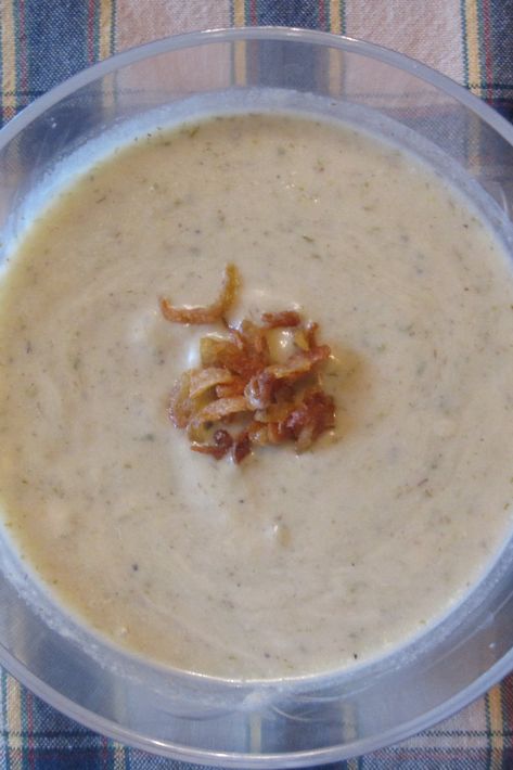 Ina Garten Roasted Potatoes, Potato And Leek Soup Recipe, Gluten Free Gnocchi Recipes, Potato Leek Soup Recipe, Potato And Leek Soup, Leeks Soup Recipes, Creamed Leeks, Roasted Potato, Crispy Shallots