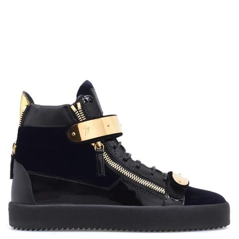 Giuseppe Zanotti COBY High Top Tennis Shoes, Black High Top Shoes, Versace Jacket, Louboutin Bags, Shoes Sneakers Black, Burberry T Shirt, Mid Top Sneakers, Black High Tops, Newest Jordans