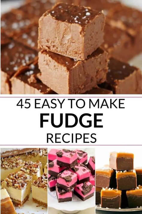 Old Fashion Fudge Recipes, Baked Fudge Recipe, No Bake Fudge, 2 Ingredient Fudge, Best Fudge Recipe, Rocky Road Fudge, Holiday Fudge, Peppermint Fudge, Candy Kitchen