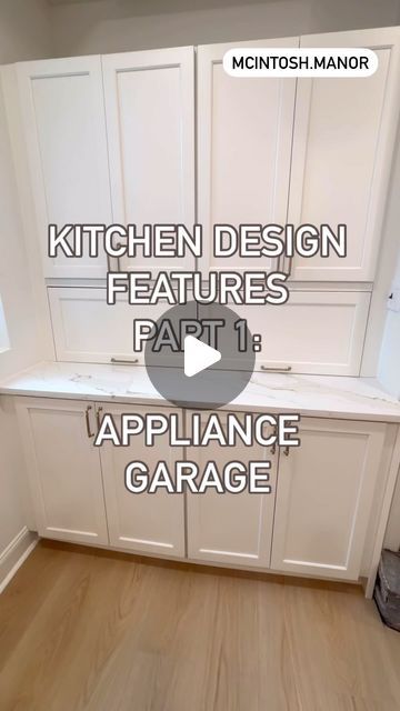 44 likes, 8 comments - mcintosh.manor on February 15, 2024: "🤩✨ Appliance Garage ✨🤩 If minimalism and functionality had a baby, it would be the appliance garage! We have easy access to all our commonly used small appliances, and none of the clutter. Like & save for your own kitchen! . . . #kitchen #kitchenrenovation #kitchendesign #design #architect #innovative #appliancegarage #minimalist #interiordesign #diy #diyideas #home #renovation #remodel #remodeling #smarthome". Appliance Station Kitchen, Building An Appliance Garage, Kitchen Storage Ideas Appliances, Small Garage Kitchen Ideas, Appliance Garage With Pullout, Kitchen Garage Ideas, Pantry For Small Appliances, Appliance Cabinet Diy, Appliance Bar In Kitchen