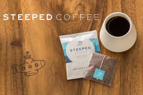 Steeped Coffee, Coffee Bags, Uses For Coffee Grounds, Coffee Business, I Drink Coffee, Single Serve Coffee, Coffee Photos, Specialty Coffee, Tea Packaging