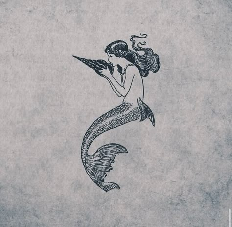 Albert Camus Tattoo, Camus Tattoo, Ollie Tattoo, Oasis Tattoo, Vintage Mermaid Tattoo, Emma Tattoo, Traditional Mermaid Tattoos, Beautiful Mermaid Art, Mermaid Paintings