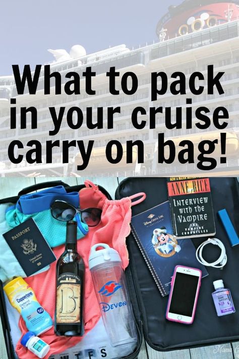 Cruise Carry On Bag, Caribbean Cruise Packing, Essential Packing List, Virgin Cruises, Carnival Cruise Tips, Cruise Tips Royal Caribbean, Bag Packing List, Cruise Packing Tips, Carribean Cruise