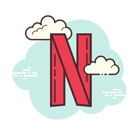 Netflix Icon, Icona Ios, Netflix App, Ios Aesthetic, Iphone Logo, Application Icon, Cloud Icon, Icons App, Cute App