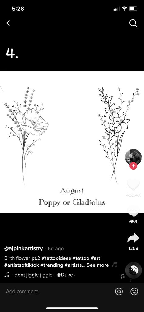 Gladiolus And Poppy Flower Tattoo, Poppy And Gladiolus Tattoo, August Birth Flower Tattoo Gladioli, Gladiolus And Poppy Tattoo, August Birth Flower Tattoo, Gladiolus Tattoo, Poppy Flower Tattoo, Poppy Tattoo, Jiggle Jiggle