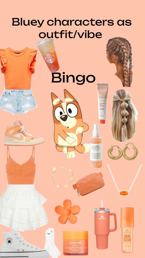 #blueyandbingo #bingo #bluey #preppy #fyp Bingo Outfit, Fun Halloween Outfits, Bingo Bluey, Bingo Funny, Cute Sporty Outfits, Classy Halloween Costumes, Matching Halloween Costumes, Preppy Fall Outfits, Trio Halloween Costumes