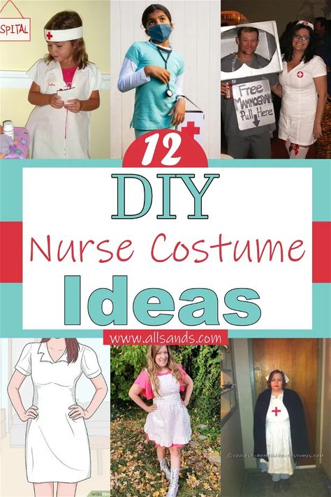 Nurse Costume Women Scrubs, Scrubs Costume Halloween, Scrub Costume Ideas, Nursing Halloween Costumes, Zombie Nurse Costume Diy, Nurse Halloween Costumes Scrubs, Diy Nurse Costume Women, Hospital Halloween Costumes, Healthcare Halloween Costumes