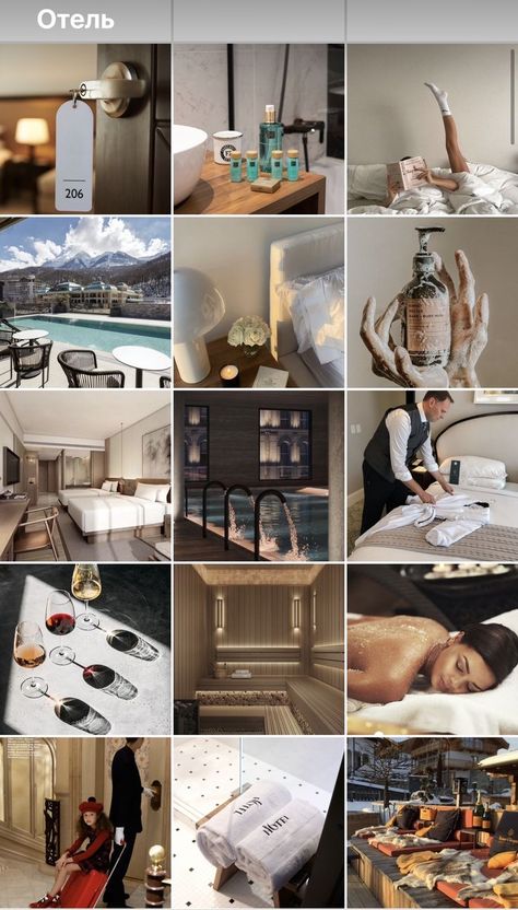 Hotel Instagram Content Ideas, Instagram Hotel Ideas, Hotel Pictures Ideas, Luxury Hotel Instagram Feed, Hotel Instagram Feed Ideas, Hotel Mood Board, Hotel Photo Ideas Instagram, Hotel Instagram Feed, Hotel Content Ideas