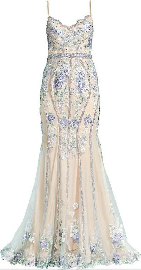 Balmain Dress Evening Gowns, Flower Gown, Gown Floral, Royal Dresses, Theme Dress, Pretty Prom Dresses, Fairy Dress, Designer Gowns, Floral Applique