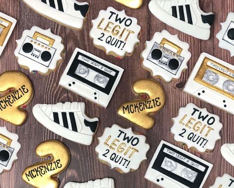 To Legit To Quit Birthday, 90s Hip Hop Cookies, Two Legit To Quit Birthday Cookies, 2 Legit 2 Quit Birthday, 2 Legit To Quit, 2 Legit To Quit Birthday Cake, 2 Legit 2 Quit Birthday Cake, 2 Legit 2 Quit Birthday Party Girl, Two Legit To Quit Birthday Cake