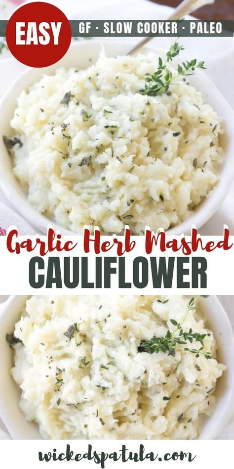 Paleo Cauliflower Mash, Slow Cooker Cauliflower, Paleo Mashed Cauliflower, Paleo Crock Pot, Crockpot Veggies, Paleo Slow Cooker Recipes, Paleo Crockpot Recipes, Paleo Cauliflower, Paleo Slow Cooker