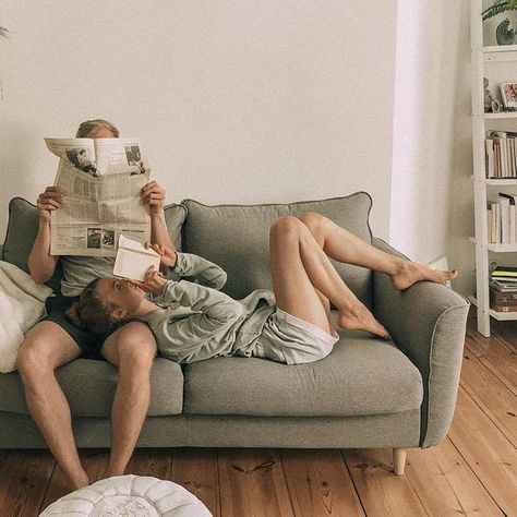 Couch Cuddle Aesthetic, Cuddle Aesthetic, Reading Spot, Photographs Of People, Habitat, You And I, Ritual, Couch, Yoga