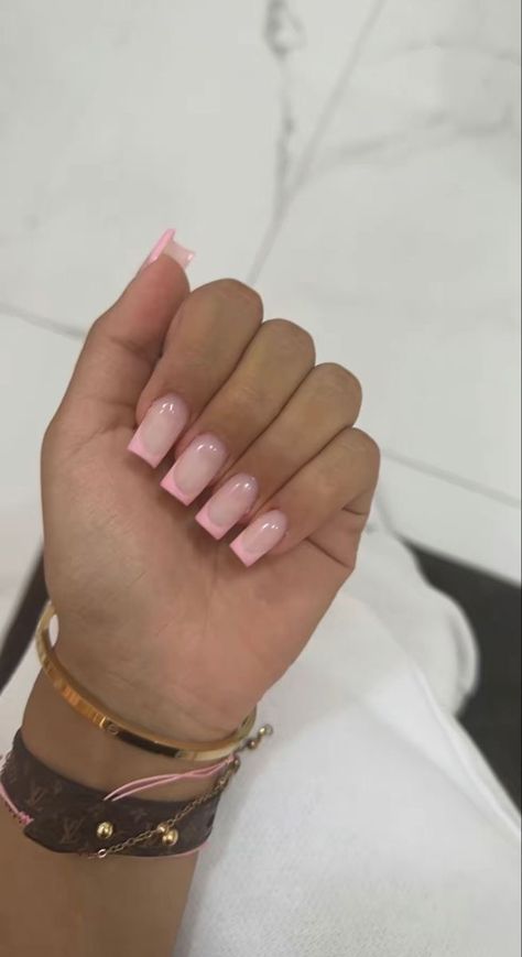 Ongles Rose Pastel, Soft Dreamy Aesthetic, Milky Pink Nails, Kutek Disney, Milky Pink, Dreamy Aesthetic, Milky Nails, Work Nails, Basic Nails