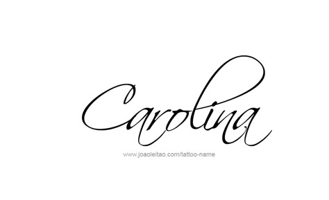 Tattoo Design Name Carolina Carolina Tattoo, Panda Tattoo, Tattoo Name, Small Pretty Tattoos, Small Wrist Tattoos, Tattoo Desings, Name Tattoo Designs, Female Names, Name Letters