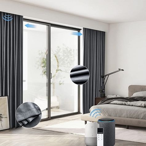 Automatic Curtains, Motorized Curtains, Smart Curtains, Grey Blackout Curtains, Best Blinds, Best Smart Home, Layered Curtains, Country Curtains, Insulated Curtains