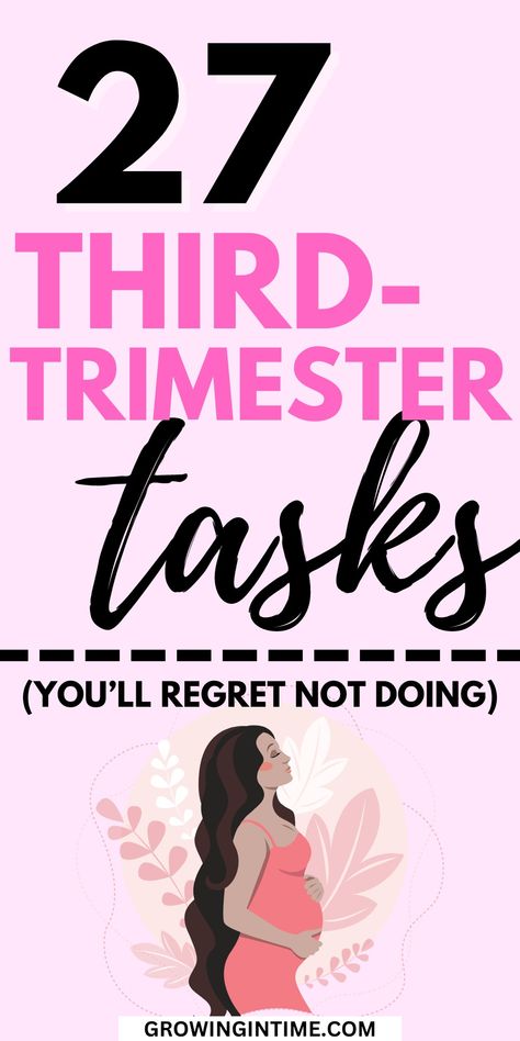 If you’re in your third trimester you’re soooo close to finally meeting you baby! Here’s a list of 27 last minute to-dos you want to get done before baby is born!
Third trimester checklist, third trimester to do list, before baby checklist, nesting Before Baby Checklist, Third Trimester Weeks, Nesting Checklist Before Baby, Third Trimester Stretches, Last Trimester Checklist, Nesting Checklist, Pre Baby Checklist, Second Trimester Essentials, First Trimester To Do List