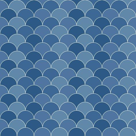 Bathroom Tiles Wall, Scales Pattern, Fish Scale Pattern, Paper Wrapping, Tree Saw, Tiles Wall, Blue Fish, Bathroom Tiles, Bathroom Wall Tile