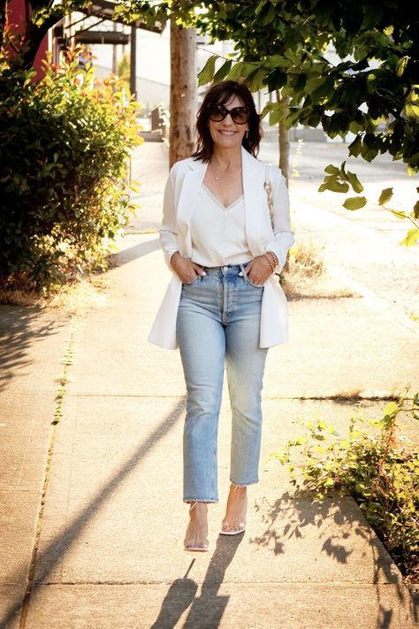 8 Fall Basics a 55-Year-Old Woman Swears By to Look Chic | Who What Wear Fashion Over 70, Fashion Resume, Basic Capsule Wardrobe, 55 Years Old, Fall Basics, Luxury Outfit, Style List, Casual Attire For Women, Summer Trends Outfits