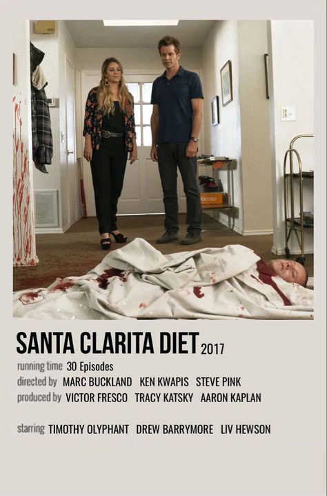 Santa Clarita Diet Poster, Series Posters, Santa Clarita Diet, Tv Poster, Tv Posters, Movie Board, Series Poster, Film Posters Minimalist, Timothy Olyphant