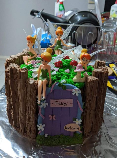 Chocolate Fairy Birthday Cake, Fairy Door Cake, Tree Trunk Cake, Fairy House Cake, Enchanted Birthday, Fairy Garden Cake, Disney Princess Birthday Cakes, Flake Chocolate, Pic Wallpaper