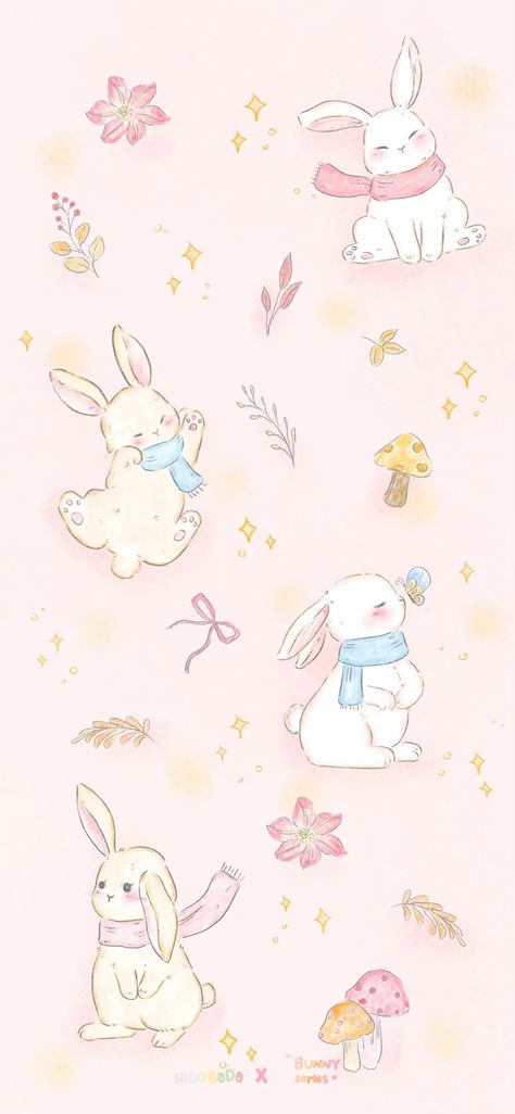 Rabbit Lockscreen, Cute Easter Wallpaper, Easter Wallpaper Iphone, Rabbit Aesthetic, Spring Magic, Easter Wallpaper, Karakter Disney, Bunny Wallpaper, Dream Aesthetic