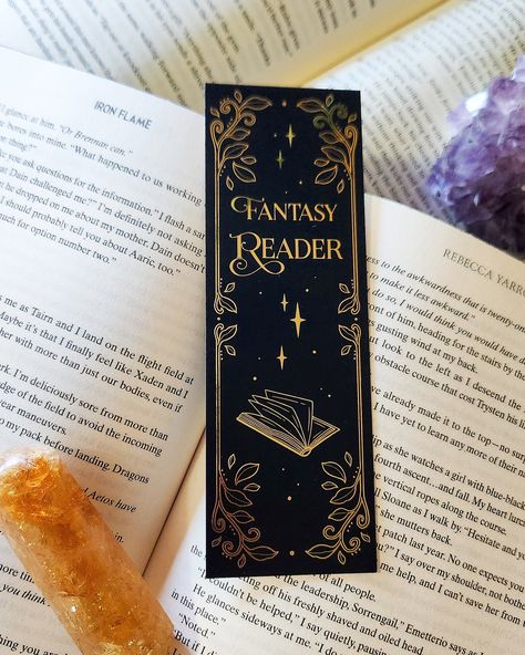 For the Fantasy Reader who gets lost in the pages and falls into worlds unknown 📖✨ tomorrow is the day you all can get your books on these! #bookish #acotar #throneofglass Fantasy Bookmark Ideas, Book Merch Ideas, Book Mark Design, Acotar Bookmarks, Book Mark Ideas, Bookish Bookmarks, Book Rebinding, Bookmark Aesthetic, Binding Book