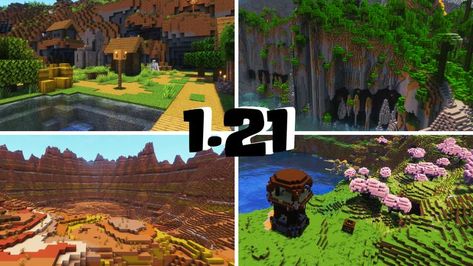 5 Stunning Minecraft Seeds To Give A Try (1.21.1, 1.21) - Java/Bedrock Edition Seed Minecraft, Minecraft Seeds, Minecraft Seed, Map Minecraft, Minecraft Pe, Ios Games, Minecraft 1, Minecraft Mods, Texture Packs