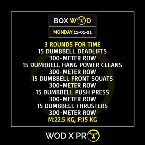 Row And Lift Workout, Front Squat Workout, Row And Weights Workout, Row Wod Crossfit, Row Workout Crossfit, Row And Strength Workout, Rowing Wods Crossfit, Box Wod Workouts, Beginner Wod Crossfit At Home Workouts