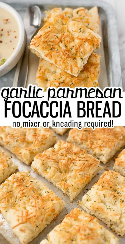 Parmesan Foccacia Bread, Easy Focaccia Bread Recipe, Foccacia Recipe, Neapolitanische Pizza, Foccacia Bread, Cooking With Karli, Focaccia Bread Recipe, Focaccia Recipe, Focaccia Bread