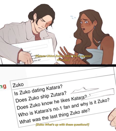 Secretly Dating, Actor Au, Zuko And Katara, Atla Memes, Avatar Zuko, Avatar The Last Airbender Funny, Avatar Funny, Avatar Series, Korra Avatar