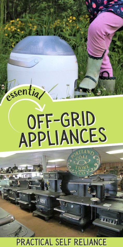 Solar Appliances, Off Grid Kitchen, Propane Appliances, Cottagecore Life, Supraviețuire Camping, Off Grid Homestead, Off Grid Survival, Off Grid House, Homesteading Diy