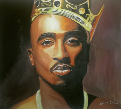 King Pac by majiqArt on Etsy 2pac Art, Tupac Makaveli, Tupac Art, Swag Wallpaper, Abstracted Art, Tupac Pictures, 2 Pac, Hip Hop Artwork, Panther Art