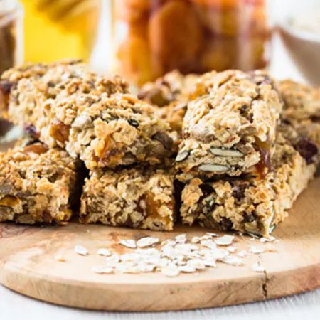 Granola Bars | KitchenCraft Homemade Granola Bar Recipe, Homemade Granola Bars Healthy, Stop Sugar Cravings, Homemade Granola Healthy, Chocolate Chip Granola Bars, Energy Bars Recipe, Granola Recipe Bars, Foods High In Iron, Homemade Granola Bars