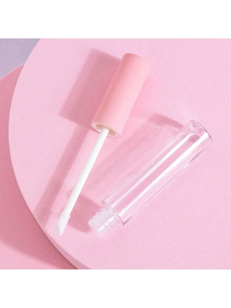 5ML/10ML Empty Round Lip Gloss Tube With Wand Applicator Refillable Plastic Lipstick Empty Bottle Lip Balm Bottles Vials DIY Container NewI discovered amazing products on SHEIN.com, come check them out! Diy Container, Lip Gloss Containers, Makeup Package, Lip Gloss Tubes, Latest Makeup, Empty Bottles, Lip Balm, Lip Gloss, The Balm