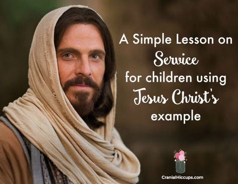 This super simple lesson on service teaches children about following Jesus's example to serve others. Elder Holland, Verses About Strength, Fhe Lessons, Lds General Conference, General Conference Quotes, Conference Quotes, Bible Verses About Strength, Family Home Evening, Pictures Of Jesus Christ