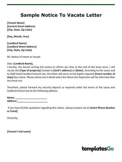 Use our template to create your Free Notice To Vacate Letter to notify your landlord when your lease will expire soon. Click our link to learn further helpful information you may need to know! Save your time now and follow us for more beautiful templates of legal docs! Move Out Notice, Business Memo, Beautiful Templates, Landlord Tenant, The Tenant, Free Lettering, Document Templates, Make A Change, Moving Out