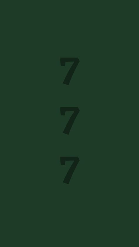 angel numbers 777 777 Wallpaper, Number Wallpaper, Spiritual Wallpaper, Dark Green Aesthetic, Simple Phone Wallpapers, Simple Iphone Wallpaper, Trendy Wallpaper, Pretty Wallpaper Iphone, Phone Design