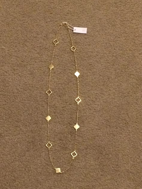 Simple and cute! Bancroft Kaitland Spade Charm Long Gold Necklace - February 2015 Stitch Fix | The Adventures of Bug Neck Mess, Shape Ideas, Long Gold Necklace, Rajputi Jewellery, Everyday Jewellery, Baby Bangles, Gold Chain Design, White Saree, Golden Necklace