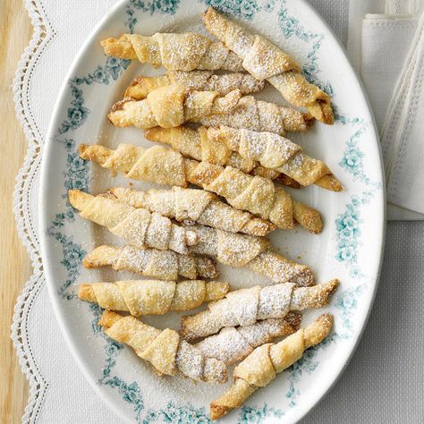 Cinnamon Twirl Cookies Recipe | Taste of Home Italian Cookie Recipe, Polish Desserts, Grandmothers Kitchen, Italian Cookie Recipes, Canned Butter, Italian Cookies, Tea Cakes, Taste Of Home, Favorite Cookies