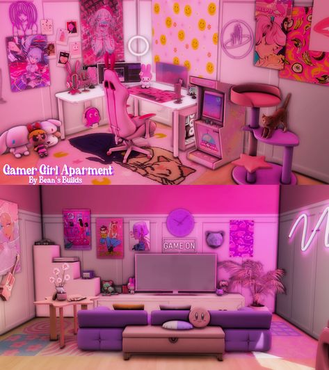 Kawaii Room Cc Sims 4, Sims 4 Cute Kitchen Cc, Sims 4 Cc Patreon Gamer, Gamer House Sims 4, Sims4 Y2k Furniture, Sims 4 Cc Hello Kitty Decor, Sims 4 Cc Pc Functional, Sims 4 Barbie Furniture Cc, The Sims 4 Cc Furniture Y2k