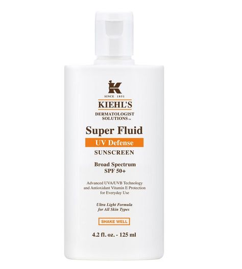 Kiehl's is one of our go-to natural skincare brands, and this sunscreen lives up to their well-earned reputation. We especially love it because it absorbs to a matte finish, making it an awesome primer for makeup on those hot and humid summer days. $61; net-a-porter.com - ELLE.com Sunscreen No White Cast, Skin Darkening, Natural Skincare Brands, Natural Sunscreen, Facial Sunscreen, Sunscreen Spf 50, Body Hacks, Broad Spectrum Sunscreen, Spf Sunscreen