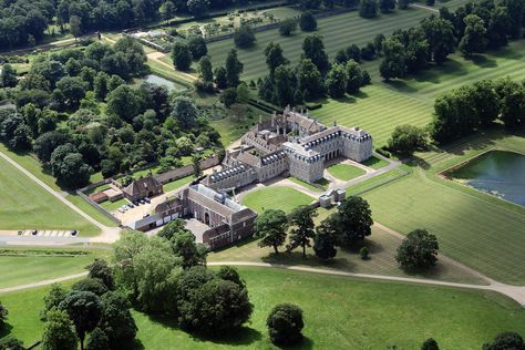 Boughton House, Classical House, Antebellum Homes, Castles In Ireland, Stately Homes, Aerial Images, House Layout, Country Homes, Country Houses