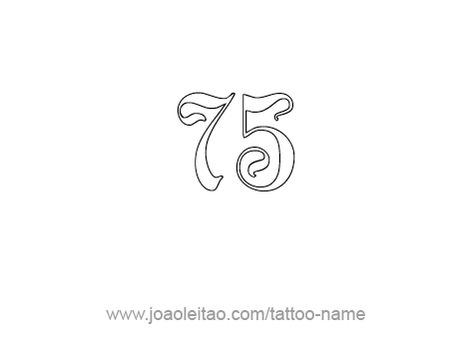 75 Tattoo Number, Tattoos With Names, Number Tattoo, Number Tattoos, Name Tattoos, Font Styles, Tattoos And Piercings, Tattoo Design, Poppies