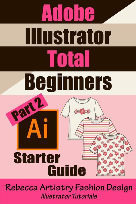 Adobe Illustrator Beginner Guide Part 2 Beginner Adobe Illustrator Projects, Illustrator Beginner Tutorials, Digital Fashion Illustration Photoshop, Adobe Illustrator Tutorial Beginner, Adobe Illustrator Beginner, Sketches Step By Step, Learn Adobe Illustrator, Illustrator Tricks, Illustrator Tutorials For Beginners